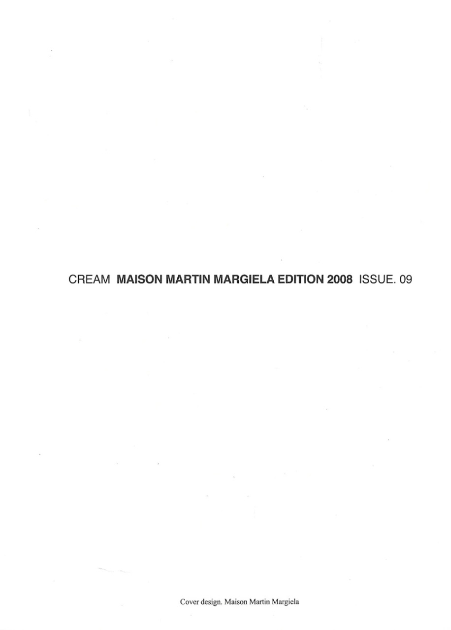 Maison Martin Margiela – Cream Issue 09 – ysdwysd.